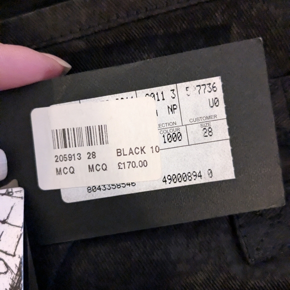 Alexander McQueen skinny cropped pants - Picture 3 of 3